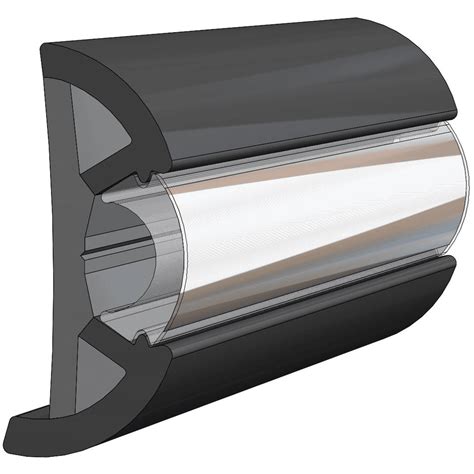 Vinyl Rub Rail .